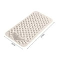 thumbnail image 3 of weibbin Bath Mat Rug-Rubber Non Slip Quick Dry Super Absorbent Thin Bathroom Rugs Fit Under Door Bathroom Runner Rug-Bathroom Floor Mats-Shower Rug for in Front of Bathtub,Shower Room, 3 of 9