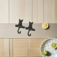 thumbnail image 2 of PTOOTP 2-Pack Retro Cat Wall Coat Hooks, Iron Hooks for Home, Bathroom, Kitchen Storage and Organization, 2 of 8