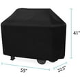 thumbnail image 2 of iCOVER 55 Inch Grill Cover, Waterproof Patio Outdoor BBQ Gas Grill Cover Barbecue Smoker Cover for Weber Char-Broil Brinkmann Holland JennAir and More, 2 of 5