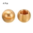 thumbnail image 3 of Uxcell 15mm Lamp Decoration for Lamp Harp Top Lampshade Holder M10 Lamp Finial Cap Knob French Gold Color 4 Pack, 3 of 5