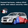 thumbnail image 4 of Espejo De Punto Ciego Ajustable Gran Angular Retrovisor Adhesivo Lateral Exterior Hd Espejo Para Coches Camiones Suv Yuarrent VI005309-00, 4 of 6
