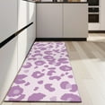 thumbnail image 4 of Pink and Purple Of Leopard Print Kitchen Rug Mat,Kitchen Runner Rugs Non Skid Washable,Decorative Kitchen Floor Mats for Kitchen,Sink,Laundry,17"X47", 4 of 5