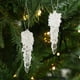 thumbnail image 4 of Colgantes De Plástico Adornos navideños transparentes para árbol, juego de 2 colgantes para decoración navideña, 7 x 3 x 3 cm Rkxzt, 4 of 9