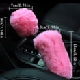 thumbnail image 2 of 10Pcs Car Interior Decoration Furry Steering Wheel Cover Set For Women With Cup Holders Decorations Car Accessories, 2 of 9
