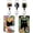 2 Pack-cat Hiding in the Flowers, variant on ORB 2 Pack Cute Dinosaur ID Badge Holder with Clip Badge Reels | Retractable Heavy Duty,Keychain，ID Holder for School Nurse Office