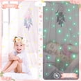 thumbnail image 5 of Dosel de cama con estrellas fluorescentes que brillan en la oscuridad para niños, niñas o adultos, dosel de cama de noche estrellada apto para camas para niños, camas para niñas, Twin, 5 of 5