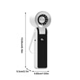 thumbnail image 3 of JZCHUNTOY Handheld Fan, 1 Piece Mini USB Rechargeable Electric Fan, 3 Speed Adjustable Compact Lightweight Cooling Device, Portable Pocket Size Personal Fan for Home Office Travel Outdoor Commute, 3 of 8