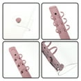 thumbnail image 4 of School Supplys Schoolsupplies Pvc Account Book Books Ring Pink Pvc Aluminum Alloy, 4 of 6