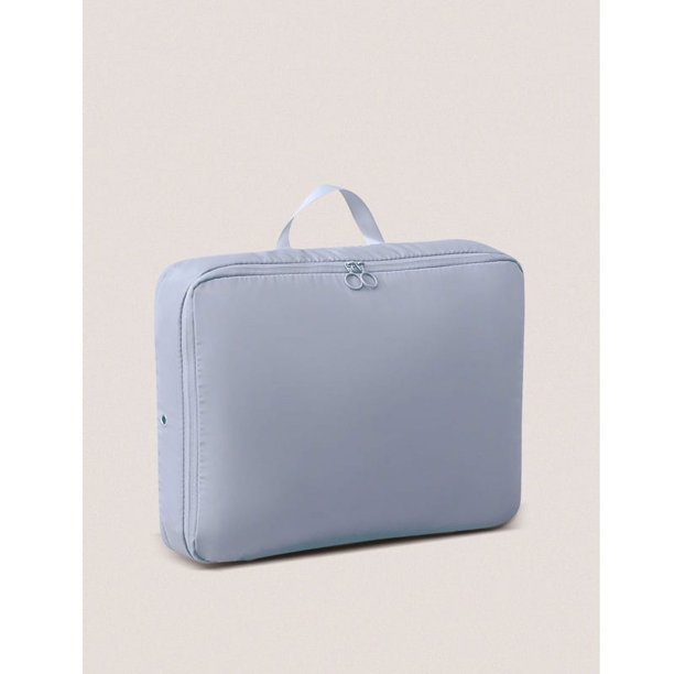 Bolsa de almacenamiento de viaje, bolsa de almacenamiento de ropa de compresión, compartimento para equipaje, bolsa de viaje con doble cremallera, compartimento para equipaje