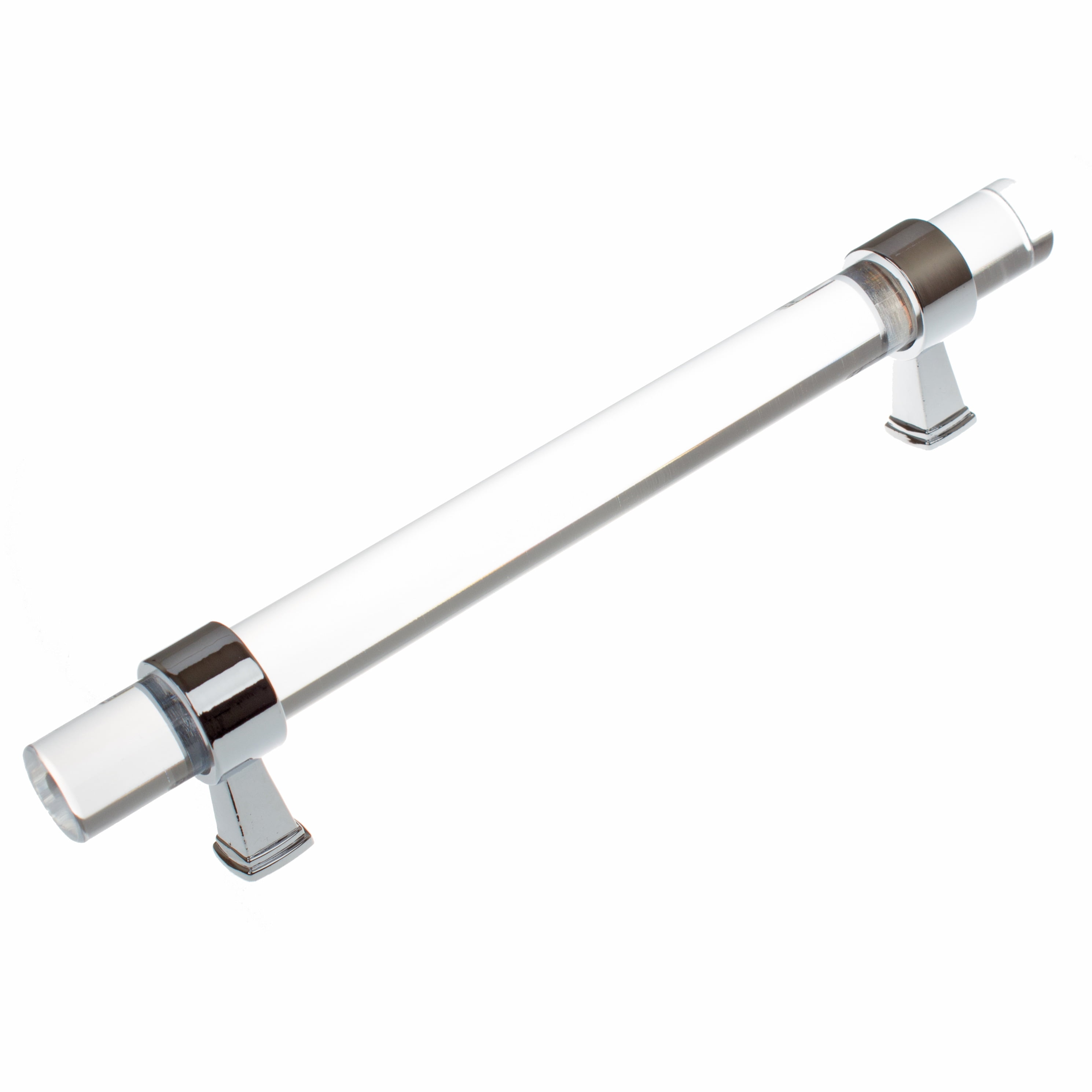 Gliderite 5 Inch Clear Acrylic Cabinet Drawer Pulls Pack Of 10 Or