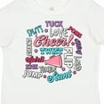 thumbnail image 4 of Inktastic Cheer Word Salad with Megaphone and Stars Girls Toddler T-Shirt, 4 of 5