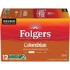 Folgers Colombian Coffee, Medium Roast, Keurig K-Cup Pods, 12 count Box