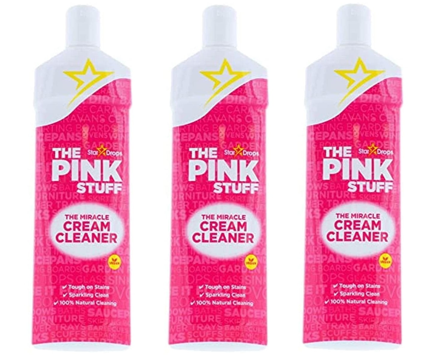 Stardrops The Pink Stuff The Miracle Crème nettoyante 500 ml : :  Epicerie