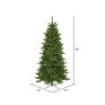 thumbnail image 3 of Vickerman 6.5' Camdon Fir Slim Artificial Christmas Tree, Multi-colored Dura-lit Incandescent Lights, 3 of 5