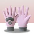 thumbnail image 2 of NAISIBABY Big Kids Winter Gloves (7-14T), Thermal Full Finger Waterpoof Boys Girls Snow Cycling Gloves Pink, 2 of 9