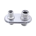 thumbnail image 2 of Accesorio de reemplazo para calentador de aire acondicionado de 2 puertos para automóvil, fácil de instalar, metal pulido, 2 of 9