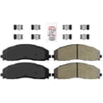 thumbnail image 2 of AmeriBRAKES Semi-Metallic Disc Brake Pads with included lubricant and hardware, AmeriPRO PRM1680 - For F-250 Super Duty F-350 Super Duty F-450 Super Fits select: 2013-2019 FORD F250, 2 of 5