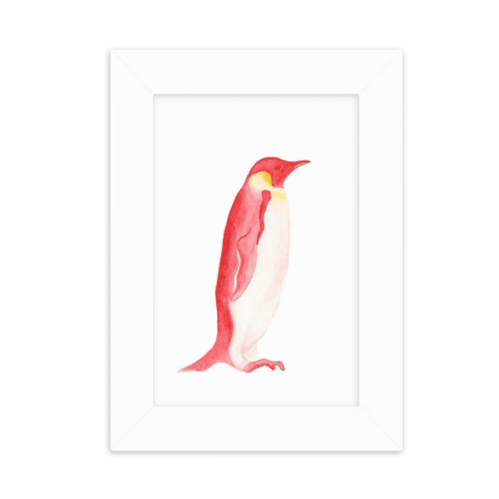 IUCN Endangered Animals Red Emperor Penguin Desktop Photo Frame Picture