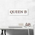 thumbnail image 2 of ARTCANVAS QUEEN B Girls Room Decor Canvas Art Print - Size: 36" x 12" (0.75" Deep), 2 of 9