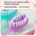 thumbnail image 3 of 5 in 1 Mini Toothbrush & Floss & Tongue Scraper & Toothpick Set, 26 Pack Disposable Travel Brushes, All-in-One 4Flavor Kit, 3 of 5