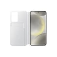 thumbnail image 3 of SAMSUNG Galaxy S24+ Plus S-View Wallet Phone Case Protective Cover with Smart Small Screen View Finger Tap Control Slim Design Card Holder Pocket US Version EF-ZS926CWEGUS White, 3 of 5