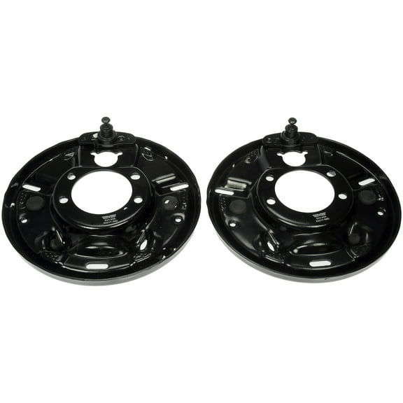 Dorman 924-659 Rear Brake Backing Plate for Specific Dodge / Jeep Models, Black Fits select: 1997-2006 JEEP WRANGLER / TJ, 1998-2001 DODGE DAKOTA