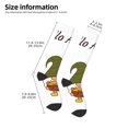 thumbnail image 2 of Susaid Hello Autumn Print Thermal Winter Socks for Men and Women, Warm Crew Hiking Socks, for Boots and Outdoor Activities, 2 of 6
