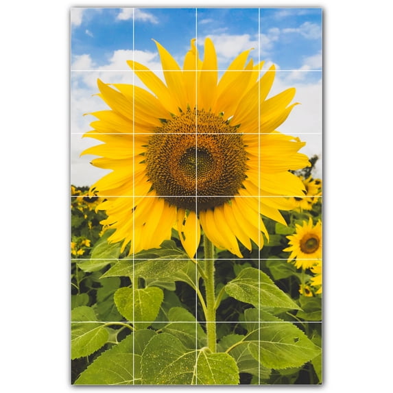 Picture-Tiles.com: Farm Ceramic Tile Wall Mural WAL500577-46M. 24"W x 36"H using (24) 6" x 6" Ceramic Tiles-Satin Finish