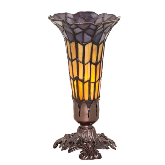 Meyda Tiffany 20233 8" Tall Accent Table Lamp - MultiColor