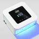 thumbnail image 1 of Lámpara LED UV para uñas GAOY, inalámbrica, recargable con 4 temporizadores, color blanco, 1 of 7