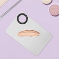 thumbnail image 3 of 1 Set Makeup Foundation Mixing Plate Painting Pallet with Spatula Metal Paint Tray, 3 of 9