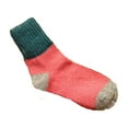 thumbnail image 4 of Ashirexll Womens Crew Socks, Fuzzy Socks for Women, Thick Wool Blend Mid Calf Color Block Fall Winter, 4 of 4