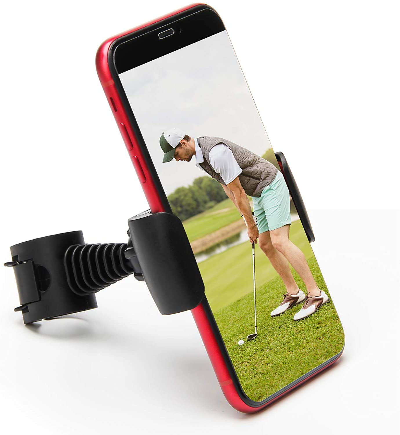 Golf Swing Phone Clip, Black Golf Phone Holder Clip, Golf Swing Phone