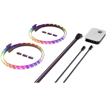 HYTE LS30 39.37 ARGB LED Light Strip 2-Pack with NP50 Controller HYTE LS30 39.37 ARGB LED Light Strip 2-Pack with NP50 Controller
