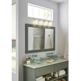 thumbnail image 2 of Progress Lighting Metric 4-Light Bath & Vanity, Steel, Polished Chrome, Etched Opal Glass Shade, 2 of 6