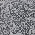thumbnail image 5 of Damask Nouveau Grey Polyester Kitchen Mat 18x30, 5 of 5