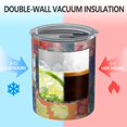 thumbnail image 2 of 12oz Coffee Tumblers Colorful Pioneer Flower Patchwork Stainless Steel Vacuum Insulated Travel Tumbler Coffee Cups Mug with Lid and Straw with Cleaning Brush for Cold & Hot Drinks, 2 of 5