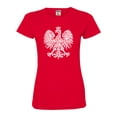 thumbnail image 1 of Womens Polska Eagle Polish Pride Poland Deluxe Soft T-Shirt, 1 of 1