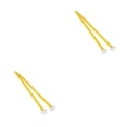 thumbnail image 1 of Wosthever Baquetas de timbales, accesorios de instrumentos de percusión clásicos multifunción, martillo de tambor profesional antideslizante para Amarillo 2piezas Wosthever CBP499421, 1 of 5