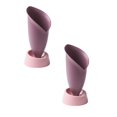 thumbnail image 1 of Oleegame 2PC Stainless Steel Cutlery Set Kitchen Utensil Holder Countertop Utensil Drying Rack Cutlery Utensil Caddy Pink, 1 of 4