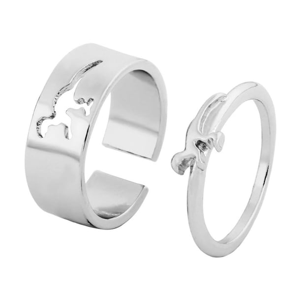 Anillos para mujer, regalos para mujer, huecos, personalidad, estilo punk, pareja, traje, un anillo