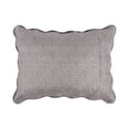 thumbnail image 2 of Barefoot Bungalow Giulia - Funda de almohada acolchada con diseño floral, color gris estándar, 2 of 5