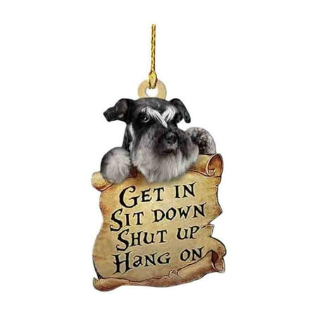 

[Clearance sale!]Car Accessories Hanging Pendant Car Dog Pendant Pendant Car Key Backpack Accessories Pendant Double-sided Cute Car Pendant