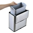 thumbnail image 4 of Nine Stars Countertop Kitchen Compost Caddy, 0.8 Gallon Stainless Steel Compost Caddy, 4 of 7