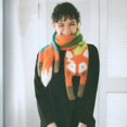 thumbnail image 1 of New Autumn Winter Children's Cartoon Fox Knitted Scarf Baby Boys Girls Warm Women Shawl Kids Female Knitted Animal Women Scarf, 1 of 5