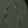 thumbnail image 4 of Men's Softshell Jacket Casual Hooded Jacket Outdoor Coat, 4 of 5