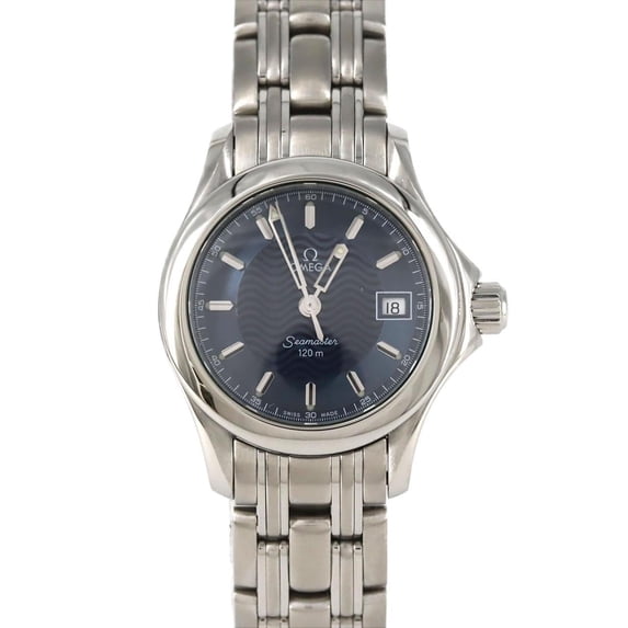 Pre-Owned Omega Seamaster 120 2581.81 Stainless Steel Quartz Watch