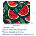 thumbnail image 5 of Watermelon 8.3x9.8 Inch Square Non-Slip Rubber Bottom Printed Mouse Pad, Desk Pad for Office and Gaming, 5 of 6