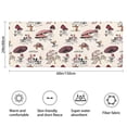 thumbnail image 3 of Red Mushroom Plant Light Pattern Bathroom Rugs Mat,Non Slip Microfiber Bathroom Rug,Rubber Backing,Soft Bathroom Mats for Bathroom Floor,Tub and Shower,60x24in(150x60cm), 3 of 4