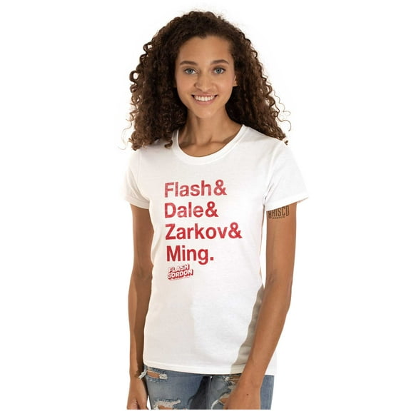 Flash Gordon Comic Book Characters Women's T Shirt Ladies Tee Brisco Brands M